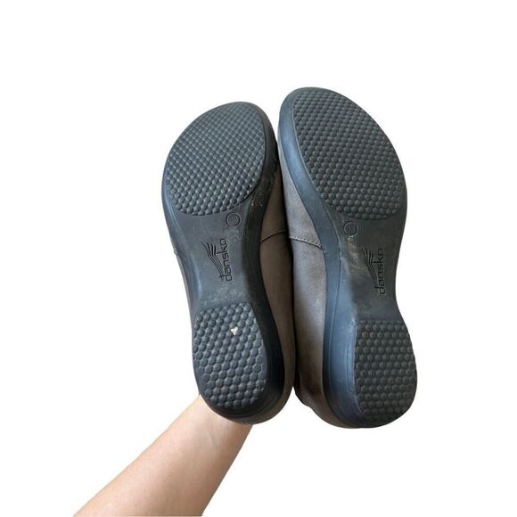 Dansko Women's Fifi Ankle Boot Grey Burnished Nubuck size EU 38 US 7.5-8 - Picture 7 of 11